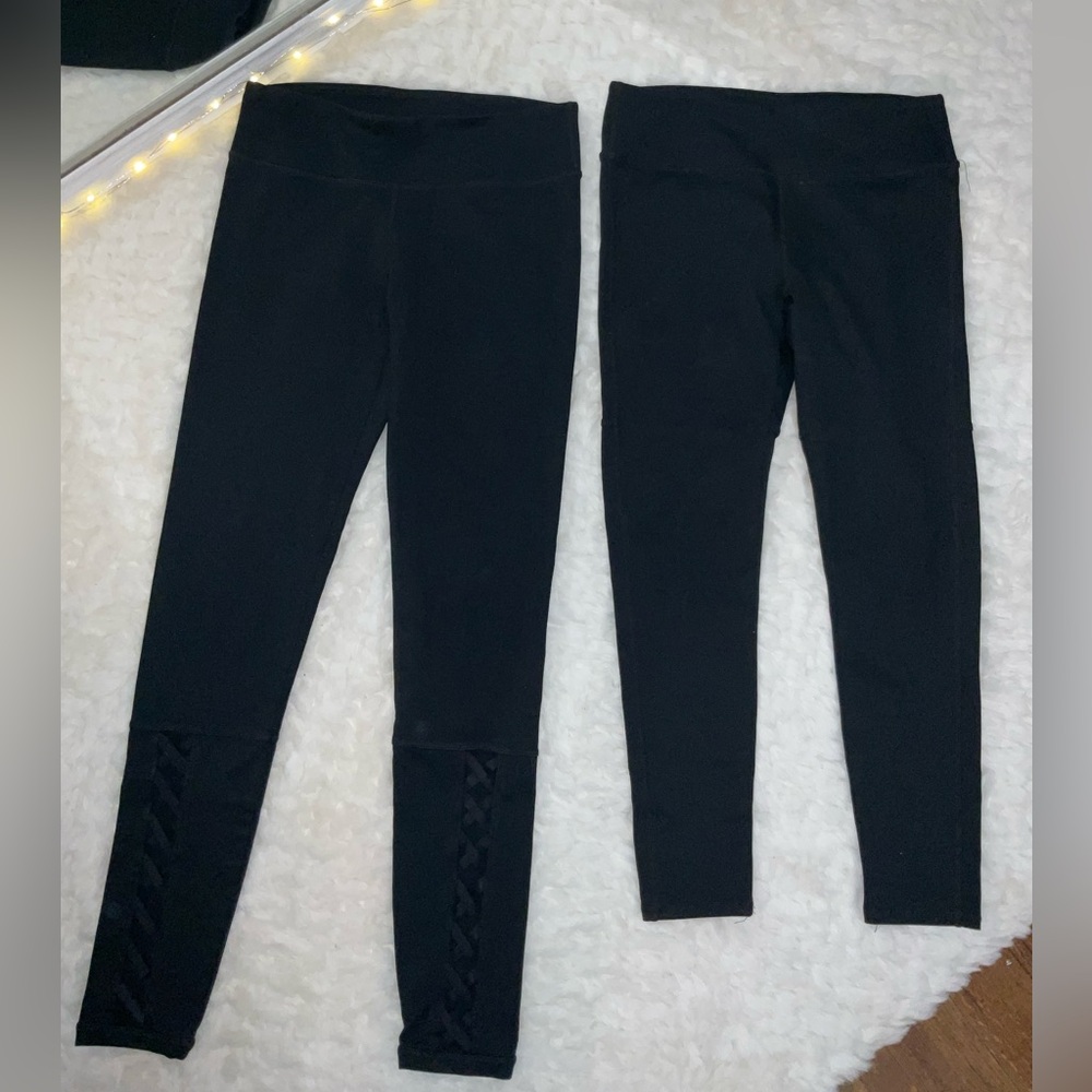 Two pair Fabletics Black Leggings